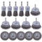 15 Pack Carbon Steel Wire Wheel Brush, Rocaris Cup Brush, Wheel Brush,