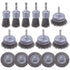 15 Pack Carbon Steel Wire Wheel Brush, Rocaris Cup Brush, Wheel Brush,