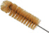 12.5" 1.25" 1.5" EISCO Bristle Cleaning Brush with Fan-Shaped End, - Twisted Stainless Steel Wire Handle - Ideal