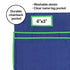 Auchq Chairback Buddy Pockets Chart with 2 Heavy Duty Storage Pocket, Standard Denim Organizer for Classroom Chair
