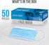 Disposable Face Masks 50 Count 3-Ply SereneLife Disposable Kids Face Masks | Breathable Layers | Non-Woven Fabric |