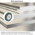 uxcell 150mm x 25mm 240 Grit Non-Woven Polishing Wheel for Stainless Steel Metal, Abrasive Cloth