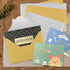 Granhoolm 50 Pack A7 Invitation Envelopes, 5x7 V Flag 5.25 x 7.25 for Cards, Ideal for Weddings, Parties (Silver Pearl)