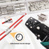 284PCS Non Insulated Butt Connectors Assortment Kit - Tinned Red Copper 26-6 Gauge Crimp Connectors