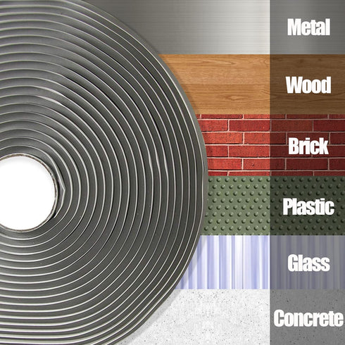 LLPT Butyl Tape White - 3/4 Inch x 33Ft Tight Seal for Leak Proof EPDM RV Repair Window Glass Boat Sealing