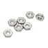 Fullerkreg 8-32 Nut,18-8 Tone,100 Hex Nut, Coarse Thread Hexagon Stainless Steel Hex Nut, Silver Pcs