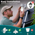 Bgmonster 4-Pack Bulbs, 12W(100W Bulb(Energy Bulb Motion Sensor Light Equivalent), Movement Security LED Efficient)