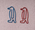 SOWAKA 30 Pcs Penguin Bookmarks, Metal 3.2 x 1.6 cm Small Cute Paper Clips for Students, Journaling, Document