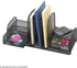 Safco Product 3263BL Onyx Mesh Desk Organizer, Black, 7.8" x 17" x 6.8"