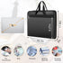 Important Document Organizer Folio, Fireproof Accordion File Folder with Zipper, 13 Pockets for Office Travel