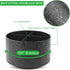lizimandu Round Leather Art Supply Organizer, 360 Degree Spinning Pencil Holder, Multi-Functional Desktop Stationary