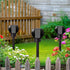 4 Pack Dynaming Solar Torch Lights Outdoor, Flickering Flame Christmas Pathway Solar Globe Lights, Auto On/Off Garden