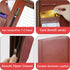 WRIYES Zip Padfolio Organizer, Leather Planner Binder, 10.2 Inch Portfolio Folder for Documents, Letter Size Business