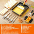38PCS 2 4 Pole,4" 9" Set Paint Roller Kit with to FT Extension Paint Rollers,Paint Brush Extender,Paint Brushes