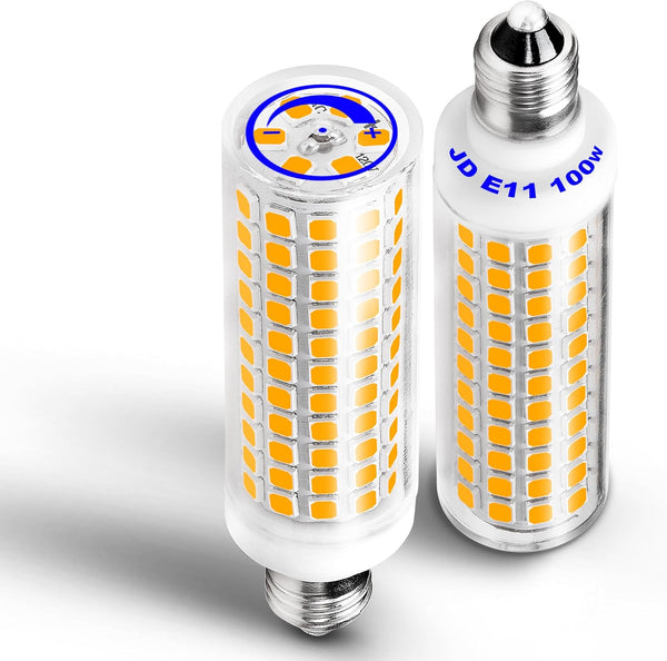 Ziomitus Dimmable E11 120V 100W Halogen Candelabra Bulbs Equivalent,T3 T4 Mini Base