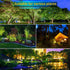 LED Landscape Lights, 5W 120V AC Outdoor Garden Spotlight, IP65 Waterproof with 5-ft UL Cord (Pack of 1)