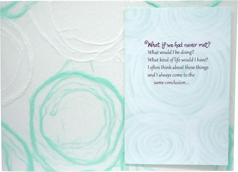 Blue Mountain Arts Greeting Card “I Love You This Much”—Handmade Paper Card for Saying “Happy Anniversary”