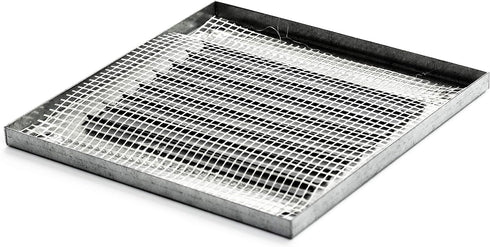 Vent Systems 4'' x 4'' Inch Galvanized Air Vent Cover, Metal Air Return Grill with Pest Guard Screen