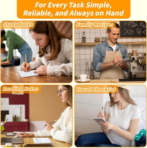 4x6, 36 Pack 4x6, 50 4 6, Note Pads Small NotePads, Server Pads, Scratch Pads Memo Pads White Paper, Sheets per Blank
