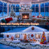 400 33ft 8 75 KNONEW Christmas Lights Outdoor Decorations LED Modes Curtain Fairy String Light with Drops, Clear Wire