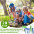 20 Pack Set Halloscume Insect Bug Viewer Kit for Kids with Tweezers Explorer Outdoor Bug Catcher Containers for Insects