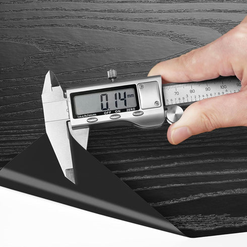 15.8x394 Countertop Countertops Counter Livelynine Peel and Stick Black Waterproof Wood Grain Contact Paper
