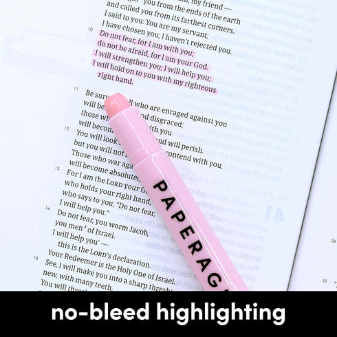 PAPERAGE Gel Highlighters, No Bleed & Smudge Free, Assorted Pastel Colors, 16 Count