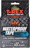 T-REX Heavy Duty Waterproof Repair Tape - 2" x 5', Black, for Wet or Rough Surfaces, Leaks and More