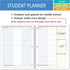 Elan Publishing Company Student Academic Planner - 8 1/2 x 11" Weekly View (AOTAP-Undated)