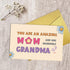 Qiliji Mother's Day Card for Grandmas, Mother's Day Card from Kid, Grandmas Birthday Cards, New Grandma Cards, You Are
