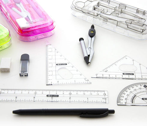 BAZIC 9 Pcs. Math Tool Sets