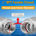 Boltigen 1 inch Spring Check Valve, 304 Stainless Steel CF8 Non Return One Way Horizontal Check Valve, Vertical Inline Water Check Valve for Well, Pump, Tank, Backflow Prevention, WOG 1000