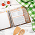 Full Size 8.5x11'' Pack of 25 Recipe Sheet Protectors for Recipe Binder, Clear Plastic Sleeves