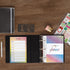Samsill Economy 1 Inch Mini 3 Ring Binder - Made in The USA, Round Ring, Non-Stick Customizable Cover, Black