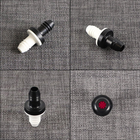 3/8" 10mm Inline Vacuum Barbed Check Valve - 1Pcs/2Pcs/5Pcs ABS One Way Water Non-Return Breather Valve