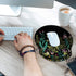 Ergonomic Mouse Pad with Wrist Support Gel, Cute Soft Wrist Rest Pad, Non-Slip Rubber Base, Garden Flowers