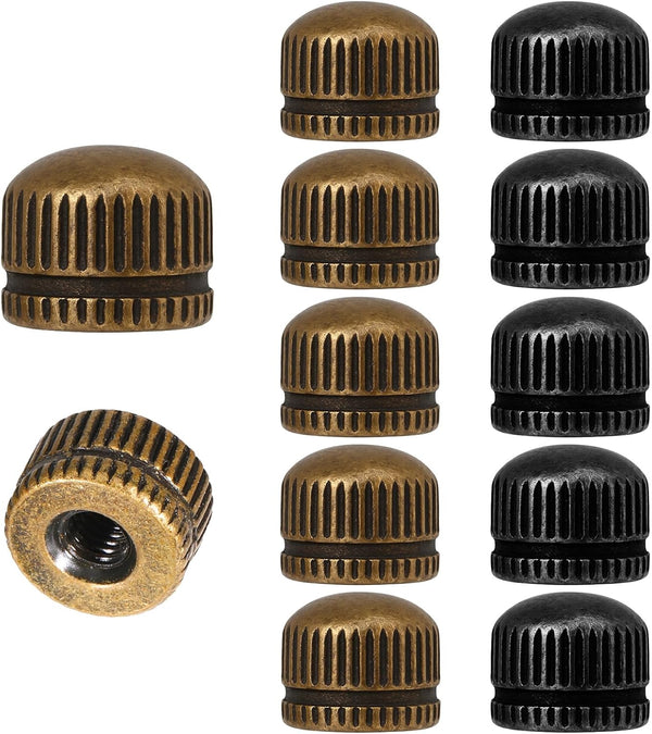 Skrfren Screw Caps for Light Fixtures, 8 Pack M4 Lamp Shade Nut Replacement