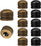 Skrfren Screw Caps for Light Fixtures, 8 Pack M4 Lamp Shade Nut Replacement