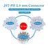 JST PH 2.0 mm Pitch 2-Pin JST Wiring Connecting IC Male Plugs, 50 Sets/200 Pieces Connector Kit
