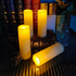 4 Pack Outdoor Flameless Pillar Candles, Battery Operated Waterproof LED Candle Set with Remote and Timer, 2 x6