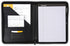 Samsill Contrast Stitch Leather Zippered Portfolio Folder/Business Portfolio for Men and Women, Resume/Document
