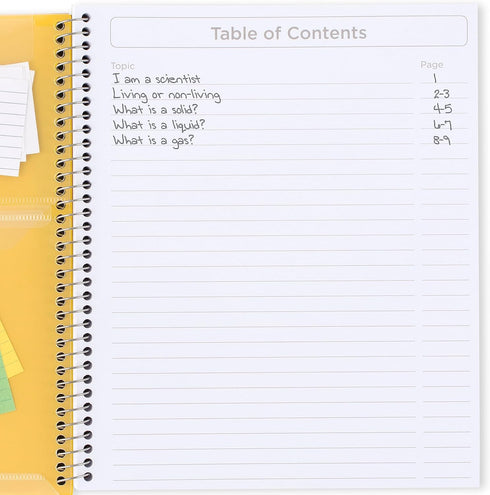Five Star Interactive Notetaking Spiral Notebooks, 3 Pack, 1-Subject, Wide Ruled Paper, 11" x 8-1/2", 100 Sheets, Black, Amethyst Purple, Harvest Yellow (929985-ECM)