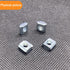 JCSPBYL 100pcs 2020 M5 Hammer 6mm Series Sliding T-Nuts Metric Thread Slide in Head T-Nut for Standard T-Slot Aluminum