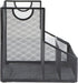 Mind Reader Vertical File Storage Organizer, Letter Size, Metal Mesh, Black, 12.15" L x 9.5" W x 9.5" H, Office