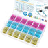 TICONN 600PCS Heat Shrink Butt Wire Connector Kit, Insulated Waterproof Electrical Crimp Terminals for Marine Automotive