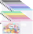 Sooez 20 Pack Mesh Zipper Pouch Bags, A4 Letter Size, Waterproof Zipper Bags for Classroom Organization and Document