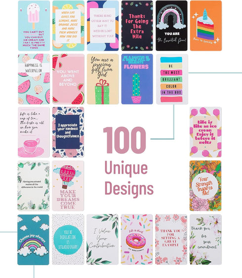 Mr. Pen Encouragement Cards - 100 Pcs Inspirational & Motivational Quotes, Kindness Cards