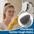 SLinBeiBy 3 Pack Set, Hard Bristle Scrub Brush Heavy Duty Cleaning Brushes with Ergonomic Handle, Specifically Designed