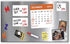 Essentially Yours Magnet and Message Board, Large 30 x 14 x 0.7 Inch Steel Bulletin Board, 2 Magnetic Dry Erase Pads