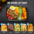 Meal mates 50 Pack (100-Piece) 32oz,Plastic Meal Prep Containers Reusable Food Storage Containers with Lids,Take Out
